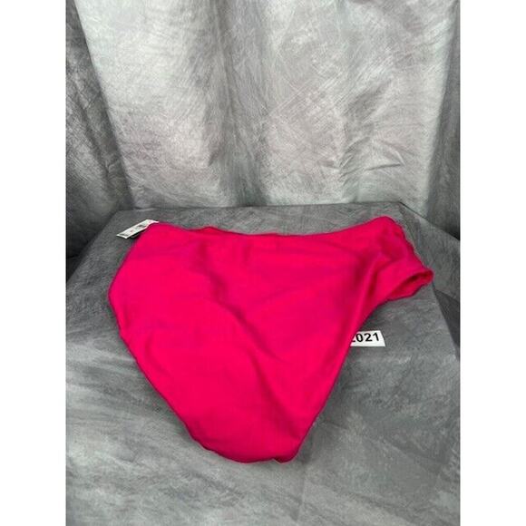 Bar III Shirred High-Rise Bikini Bottoms Ruby Size XL 2044 - Picture 5 of 5